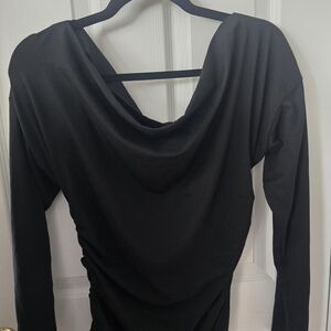 Elegant Black Long Sleeve Top
